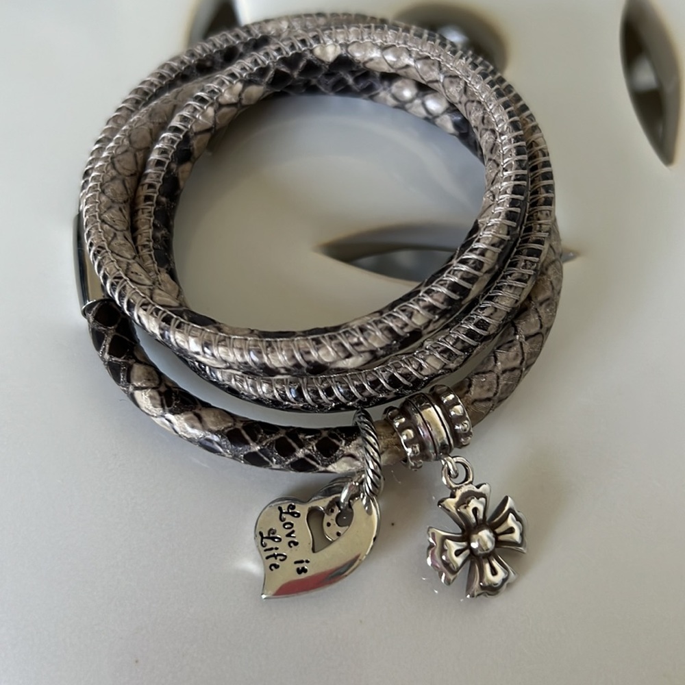 Brighton Leather Wrap Bracelet
